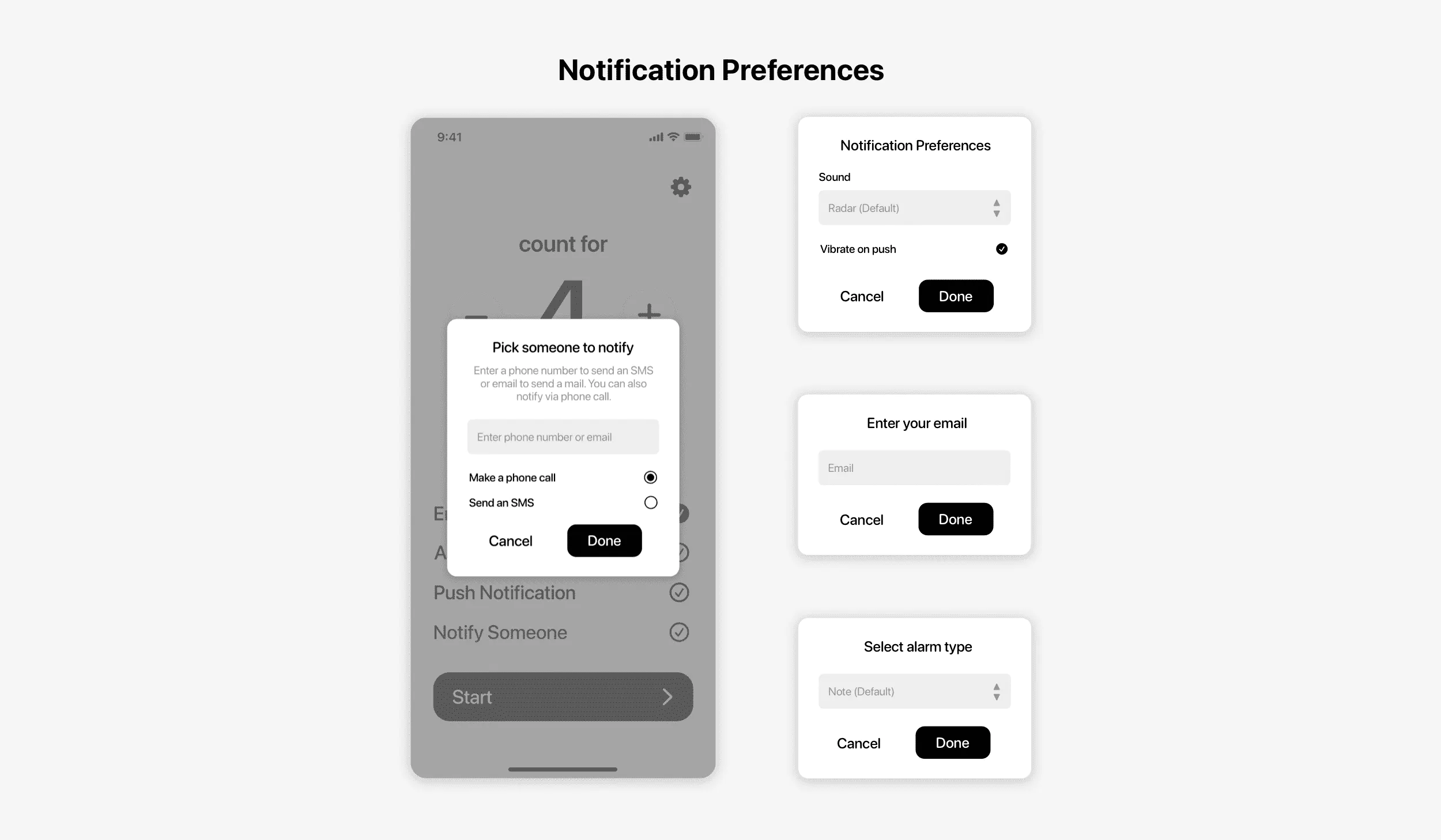 Notification flow testing of the Whistl